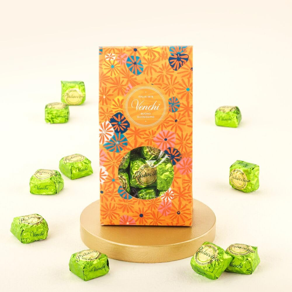 Venchi – Collezione Murrine – praline assortite al pistacchio, chocoberry, 310 grammi Naty Shop