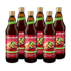 RABENHORST (6 X 700ml) - Succo di verdura di alta qualità da varie verdure Bevande analcoliche Naty Shop
