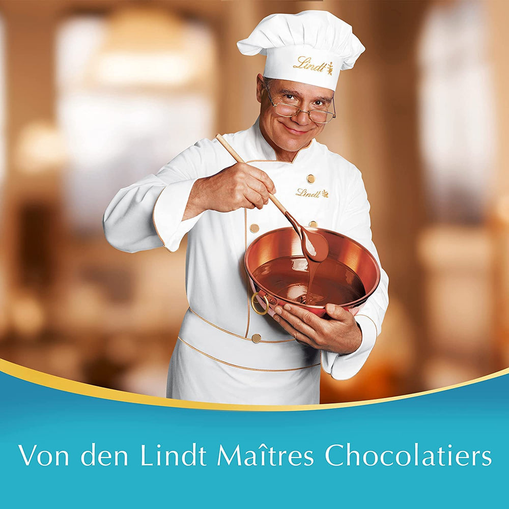 Palline di cioccolato LINDOR | Busta richiudibile da 1 kg | ca. 80 palline di cioccolato al latte con ripieno di menta | Confezione sfusa e palline di cioccolato al caramello salato LINDOR