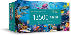 Trefl Prime - Puzzle UFT: Plonjați în paradisul subacvatic - 13500 piese, Puzzle jigsaw mare care prezintă fundul marin colorat, Cartonul cel mai gros, Organic, EKO, Divertisment pentru adulți și copii cu vârsta peste 12 ani Puzzle Naty Shop Titlu implicit