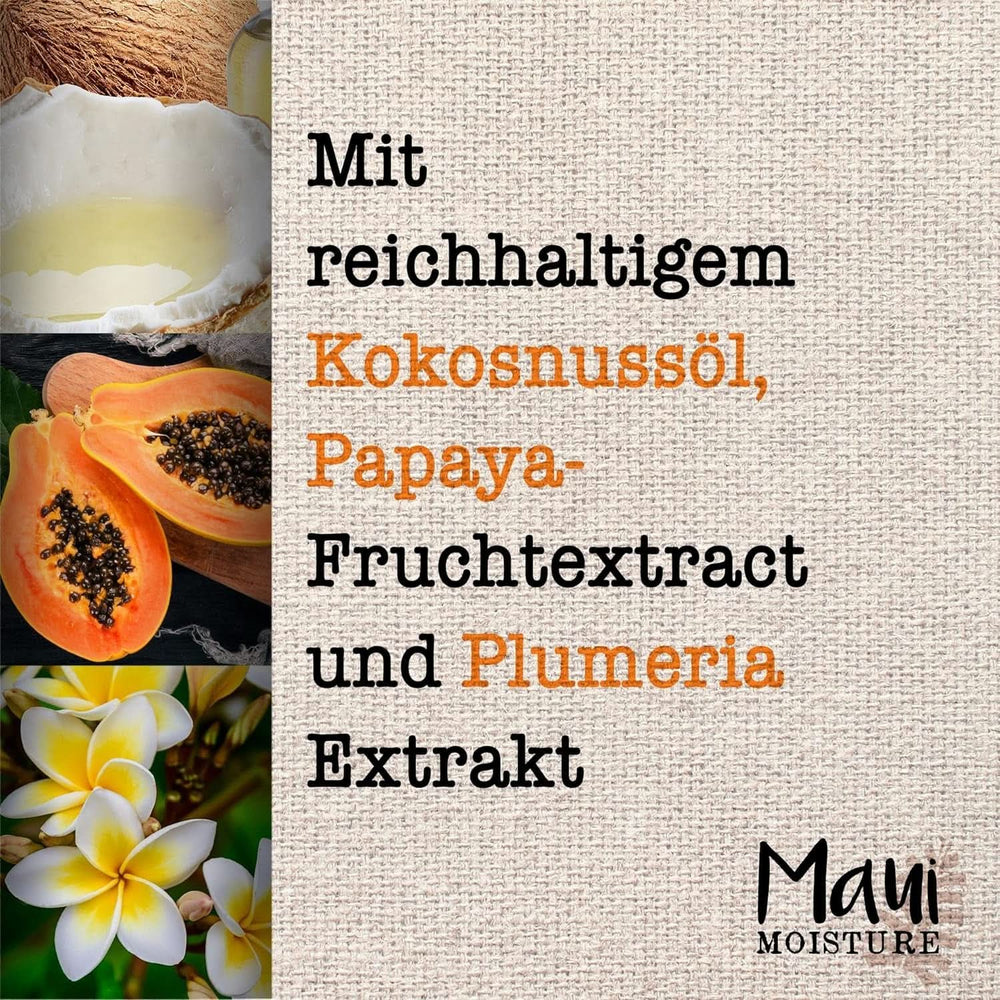 Maui Moisture Curl Quench + balsamo all'olio di cocco 385 ml Naty Shop Doccia e bagno