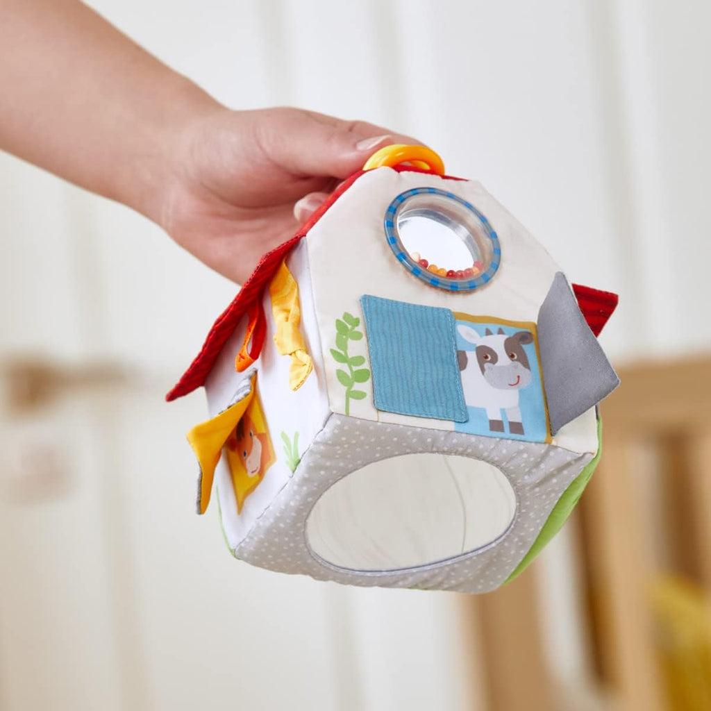 HABA 306383 - Ferma cub de joacă, jucărie multifuncțională de la 6 luni Jucarii Bebe Naty Shop