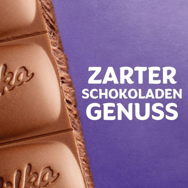 Milka Extra Noisette – Cioccolato al latte alpino con delicato e cremoso ripieno alla nocciola – 15 x 190 g