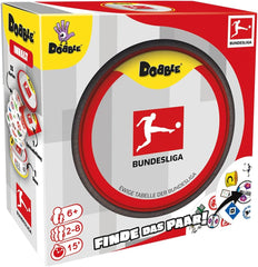 Dobble Bundesliga, gioco per famiglie, gioco di carte, 2-8 giocatori, dai 6 anni in su, 15 minuti, tedesco