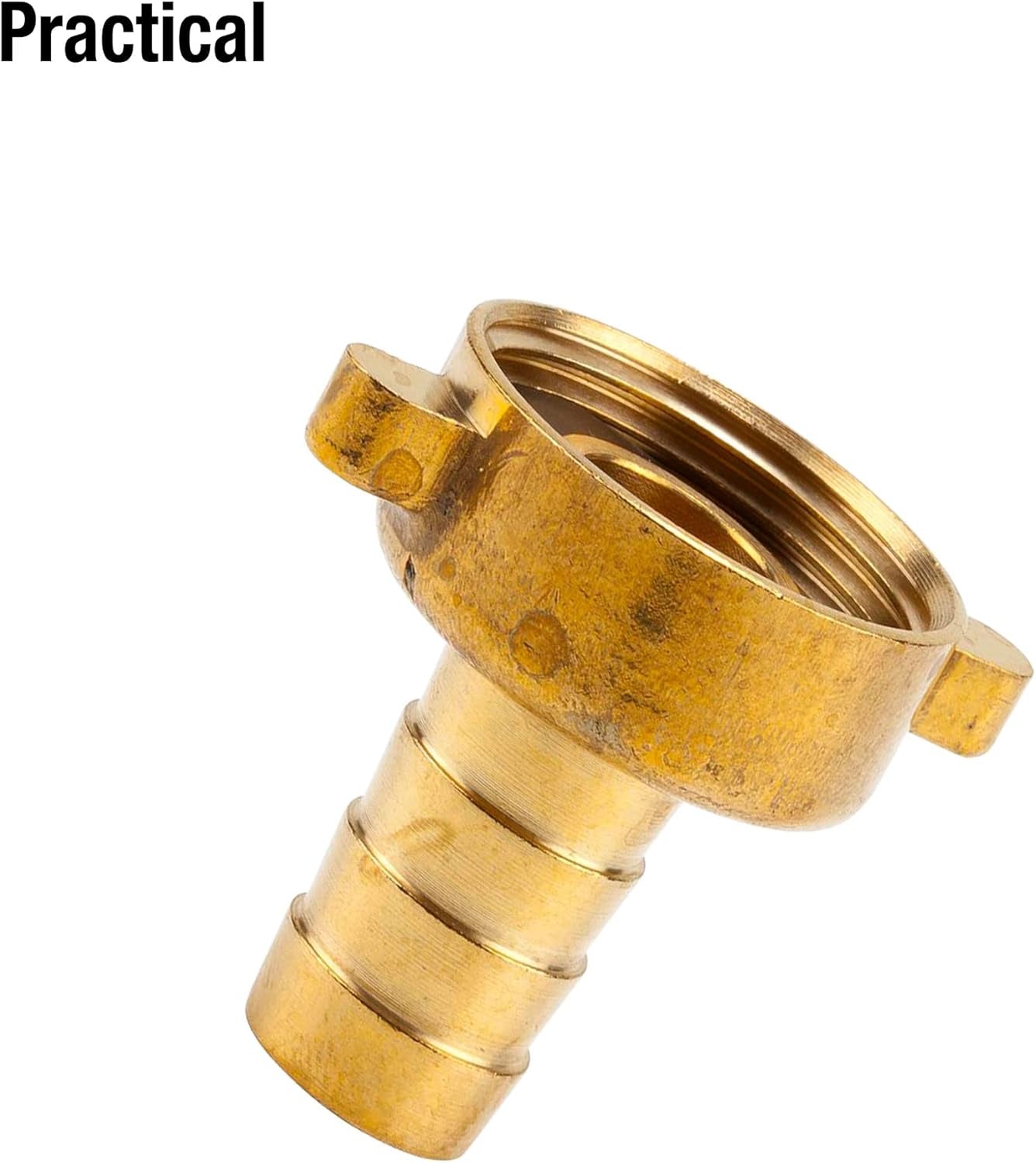 Racord furtun din alamă Gardena, 2 piese: Racord din alamă de înaltă calitate, filet de 26,5 mm (G 3/4 inch), pentru furtunuri de 13 mm (1/2 inch) (7140-20)