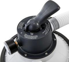 Pompa filtro a sabbia Intex 26642 Krystal Clear con RCD, portata acqua 3500 l/h, portata sistema 2000 l/h, plastica, bianco