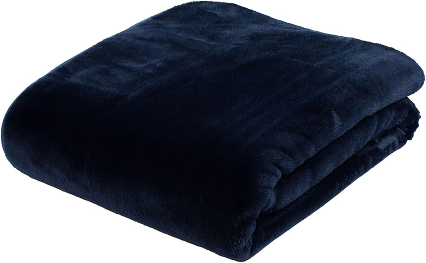 Gözze - Comoda coperta Premium Cashmere-Feeling, 500 G/M², 180 X 220 Cm - senape Letti e coperte Besuche den Gözze-Store Navy 220 X 240 Cm