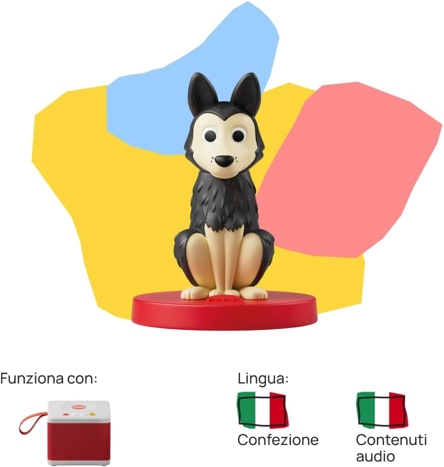 Figura sonoră - Grow happily - povești și basme sonore 4-6 ani, versiunea italiană, jucărie cu conținut de învățare pentru băieți și fete Jucarii Bebe Naty Shop