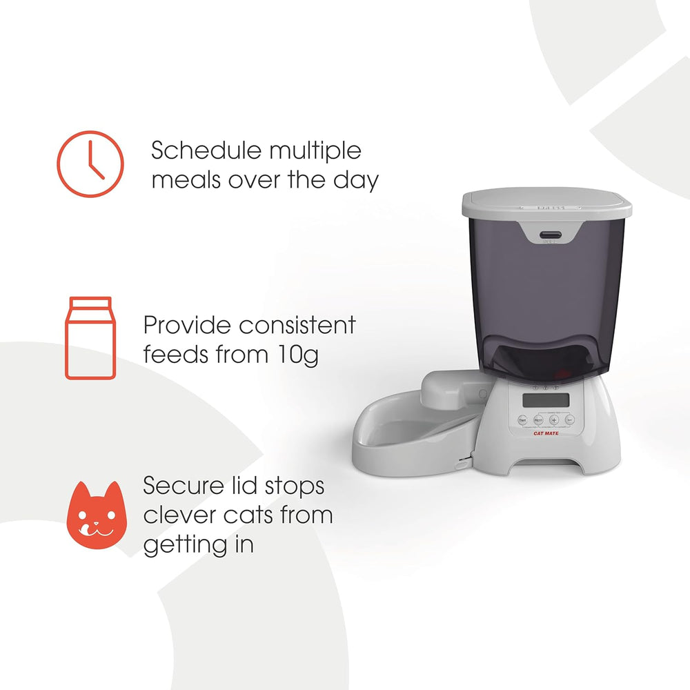 Automat für Trockenfutter L: 21,1 cm L: 21,1 cm A: 36,8 cm 3 kg 905 g