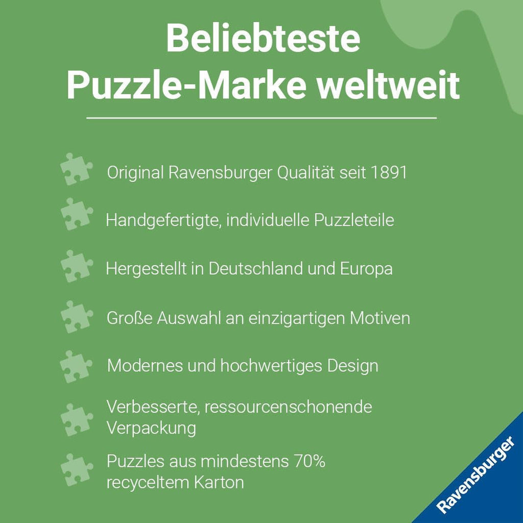 Ravensburger Puzzle 12000846, Locuri scandinave - Apus de soare în Copenhaga - puzzle jigsaw de 500 de piese pentru adulți și copii de peste 12 ani Puzzle Naty Shop