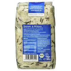Davert Mix di riso basmati e selvatico, biologico, 500 g