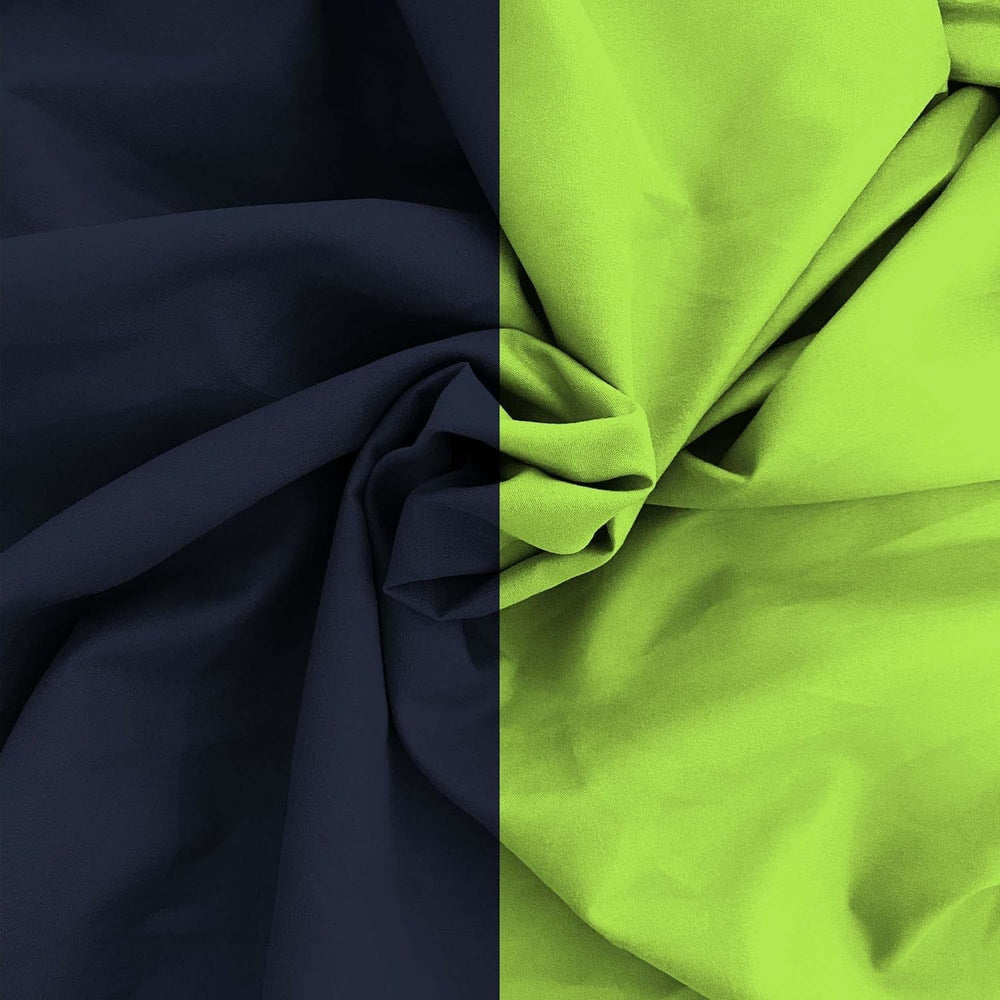 Elegante trapunta matrimoniale 260 X 270 Cm Blu Scuro/Verde Mela Letti e Trapunte Besuche den Italian Bed Linen-Store