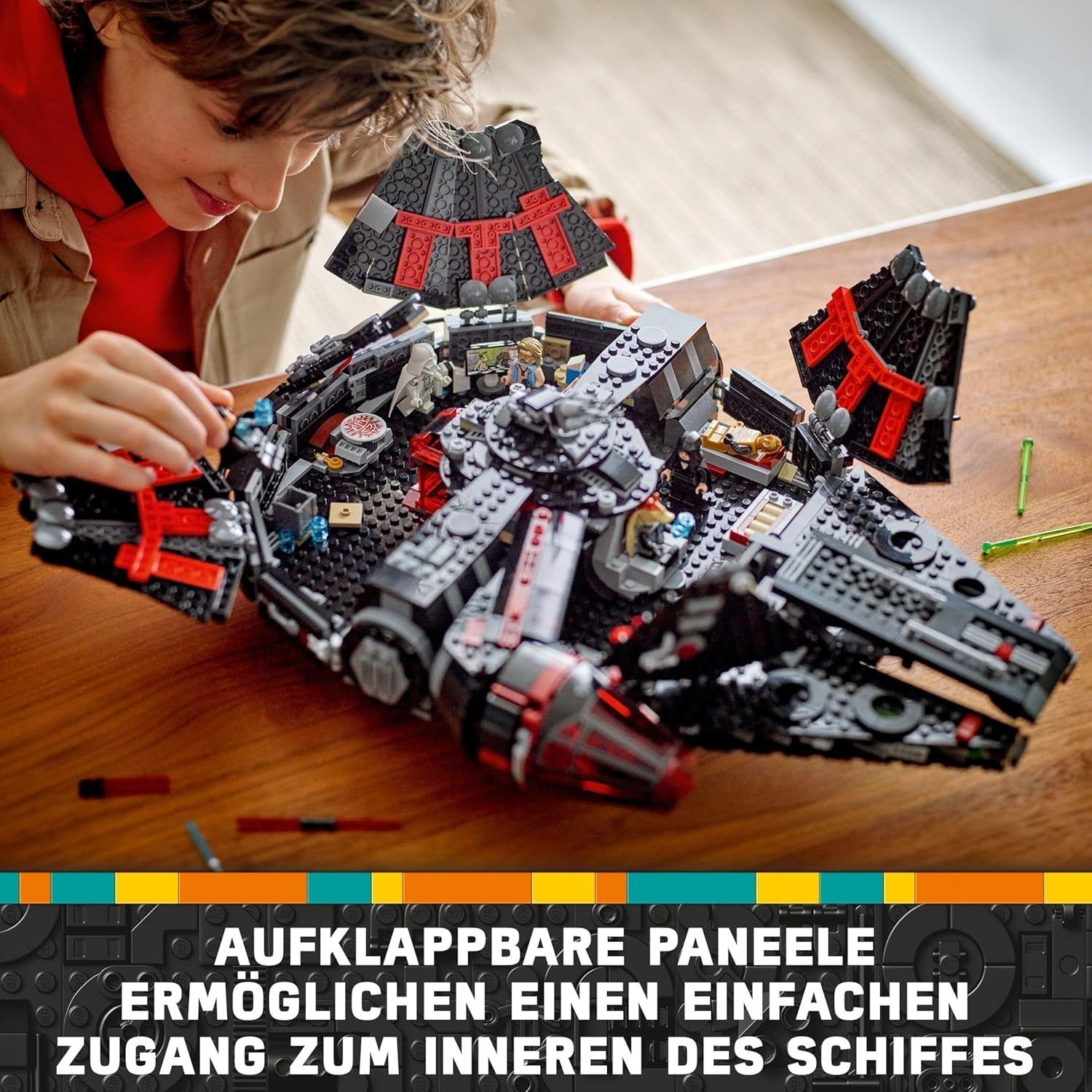 LEGO Star Wars Dark Millennium Falcon, Set astronave, Giocattolo da costruzione per bambini, Regalo di compleanno per ragazzi, ragazze e fan, Giocattolo d'avventura 75389 Set da costruzione Acquista dal negozio LEGO