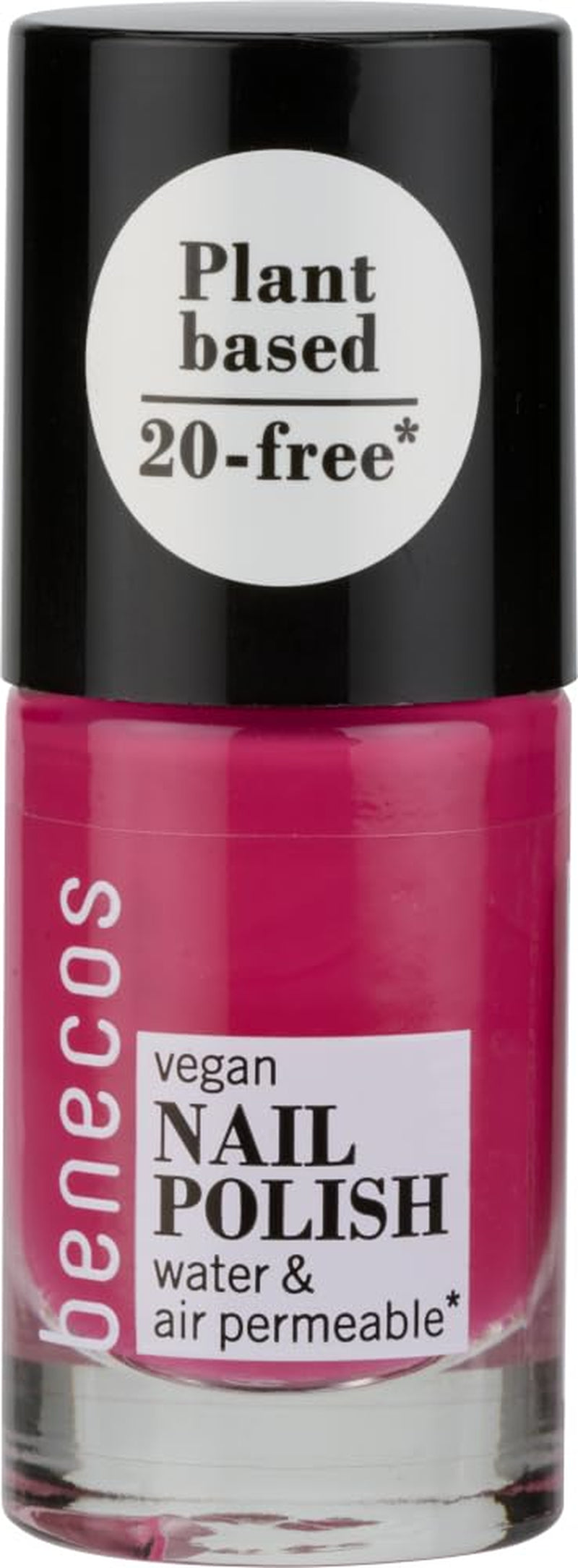 Benecos 20-Smalto vegano gratis oh lala - smalto per unghie alle erbe - asciugatura rapida e lunga durata - permeabile all'acqua - arricchito con biotina - 5 ml