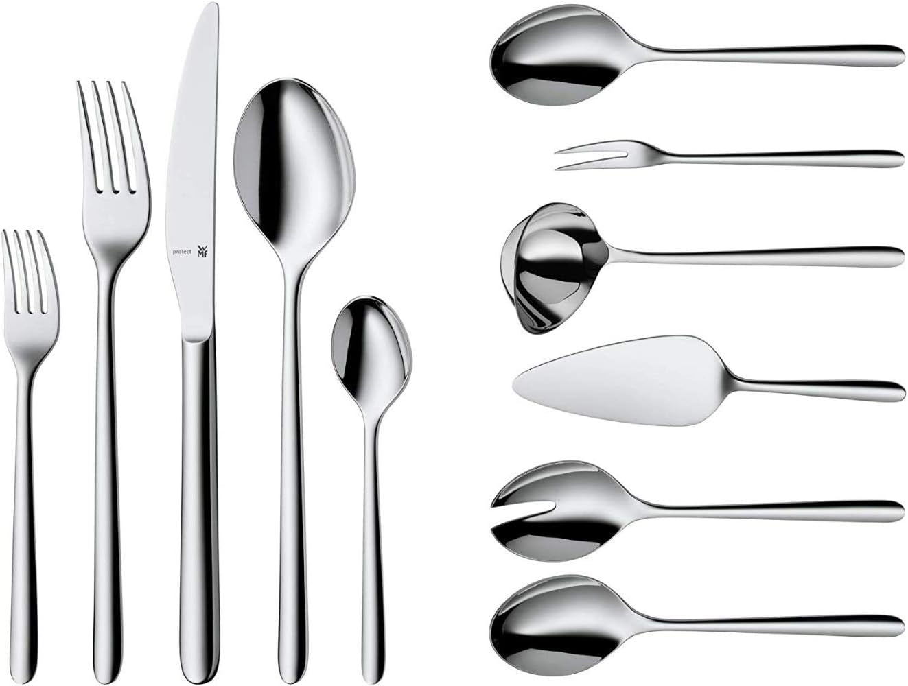 WMF Flame plus set posate per 12 persone Kitchen Naty Shop Set posate singole