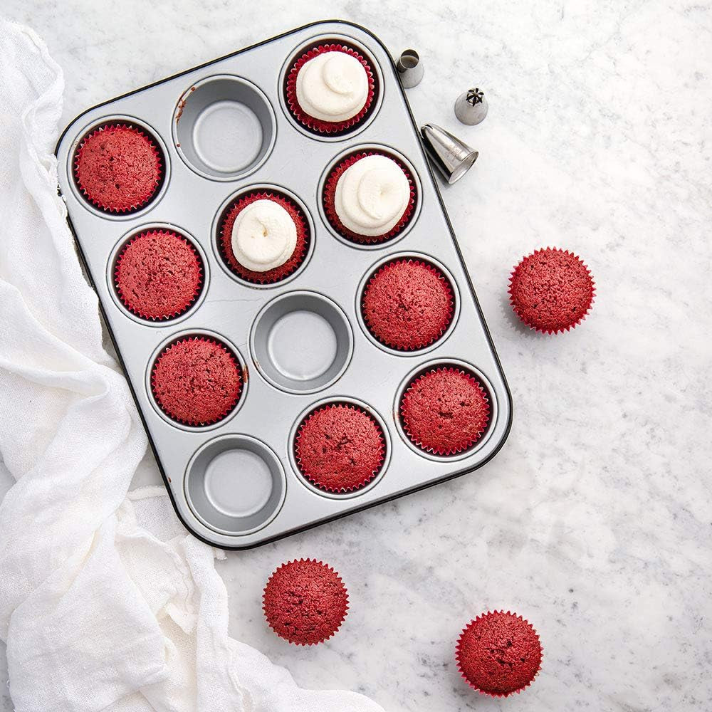 0062750 teglia per 12 muffin Stampi e teglie per cuocere Naty Shop