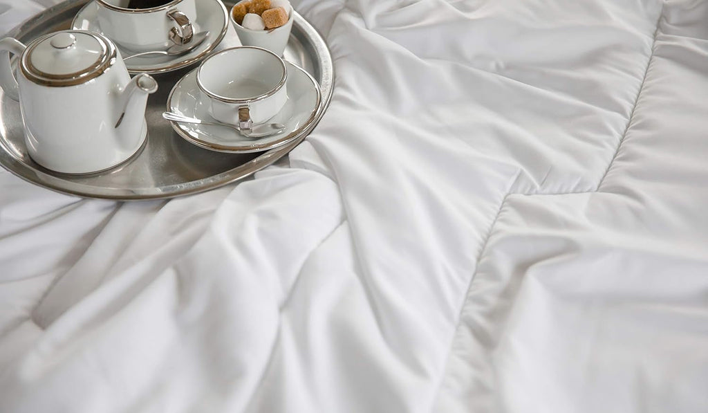 COLAS NORMAND - Plapumă împotriva acarienilor și bacteriilor - Temperată - 280 X 240 Cm - Efect de lungă durată - Igienă perfectă - Microfibre - Moale și confortabile - Lavabilă Plapumi si pilote Naty Shop