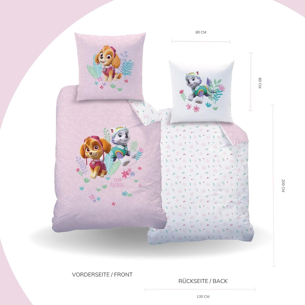 Biancheria da letto Paw Patrol, 100% cotone Biancheria da letto - bambini Naty Shop