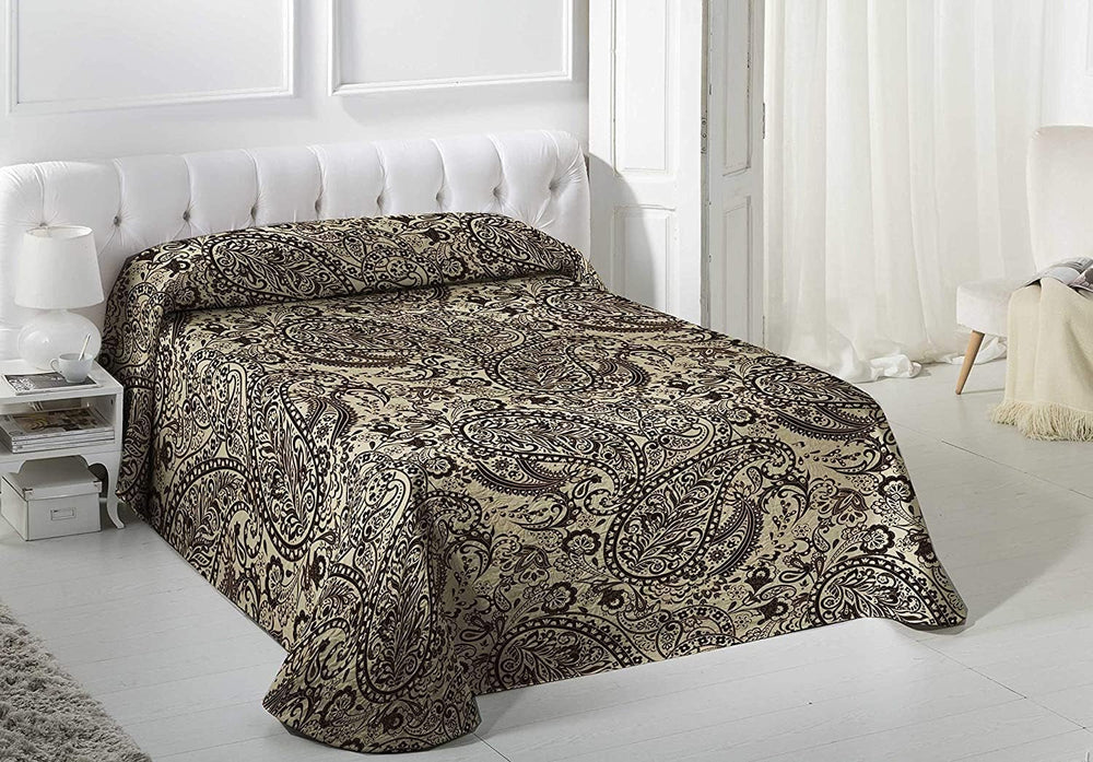 VIALMAN Coperta leggera Sofia 29, Cotone Poliestere, Marrone, Cama 135: 230 X 270 Cm Letti e coperte Besuche den VIALMAN-Store