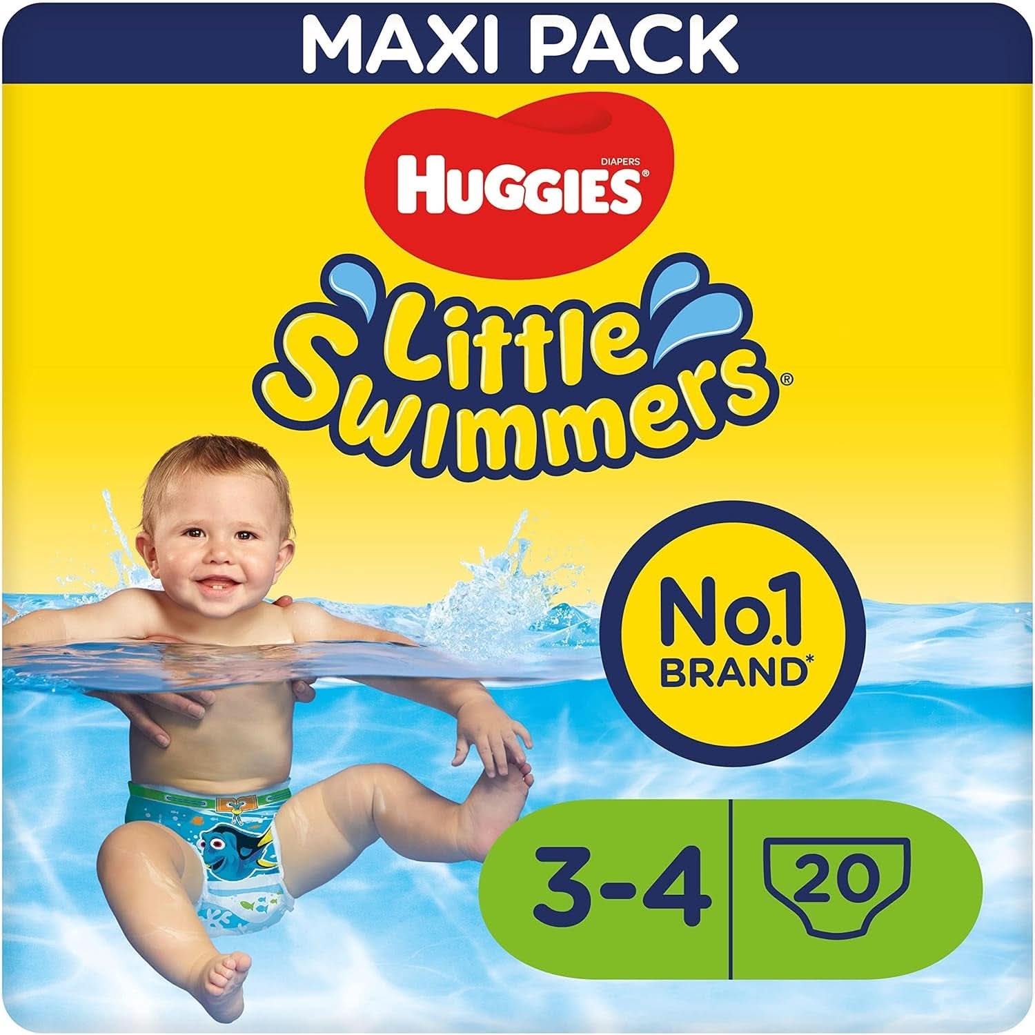 Costumi da bagno usa e getta Huggies Taglia 3-4 Confezione da 20 Naty Shop per mamma e bambino