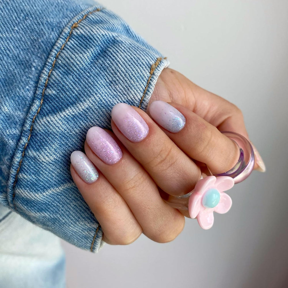 Smalto UV Semilac Hybrid 240 Icy Waterfall 7ml, collezione Seaqueen