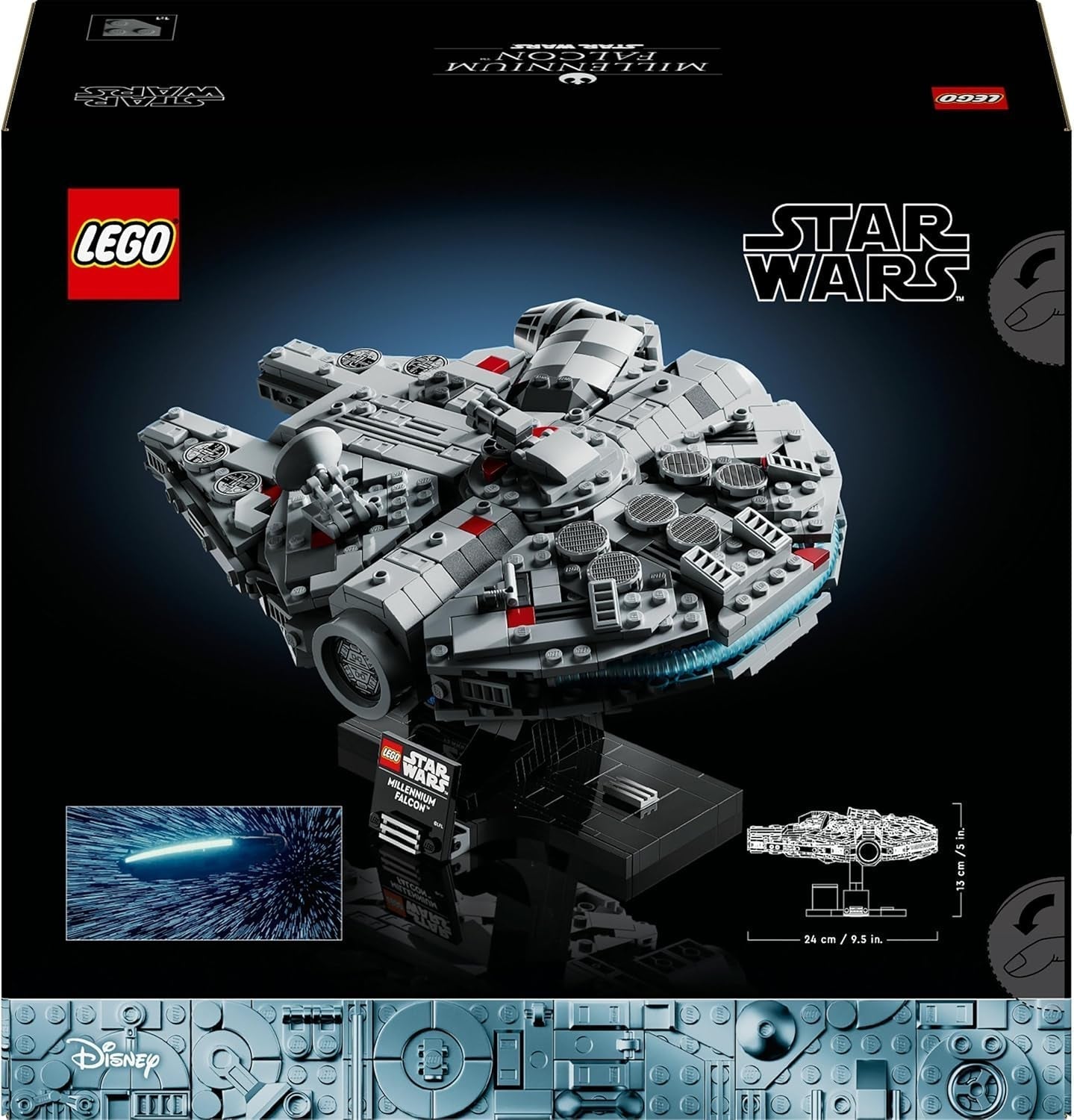 LEGO Star Wars Millennium Falcon 25° anniversario Set per adulti Nave costruibile Una nuova speranza Kit modello di astronave da collezione Regali per uomini e donne 75375 Set di costruzione Acquista il negozio LEGO