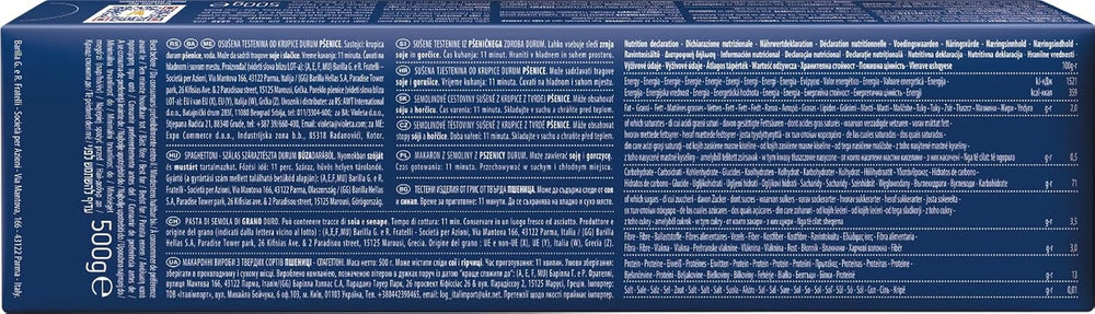 Spaghetti Classici Barilla n.7 pasta di semola di grano duro, sempre al dente (1 x 500 g)