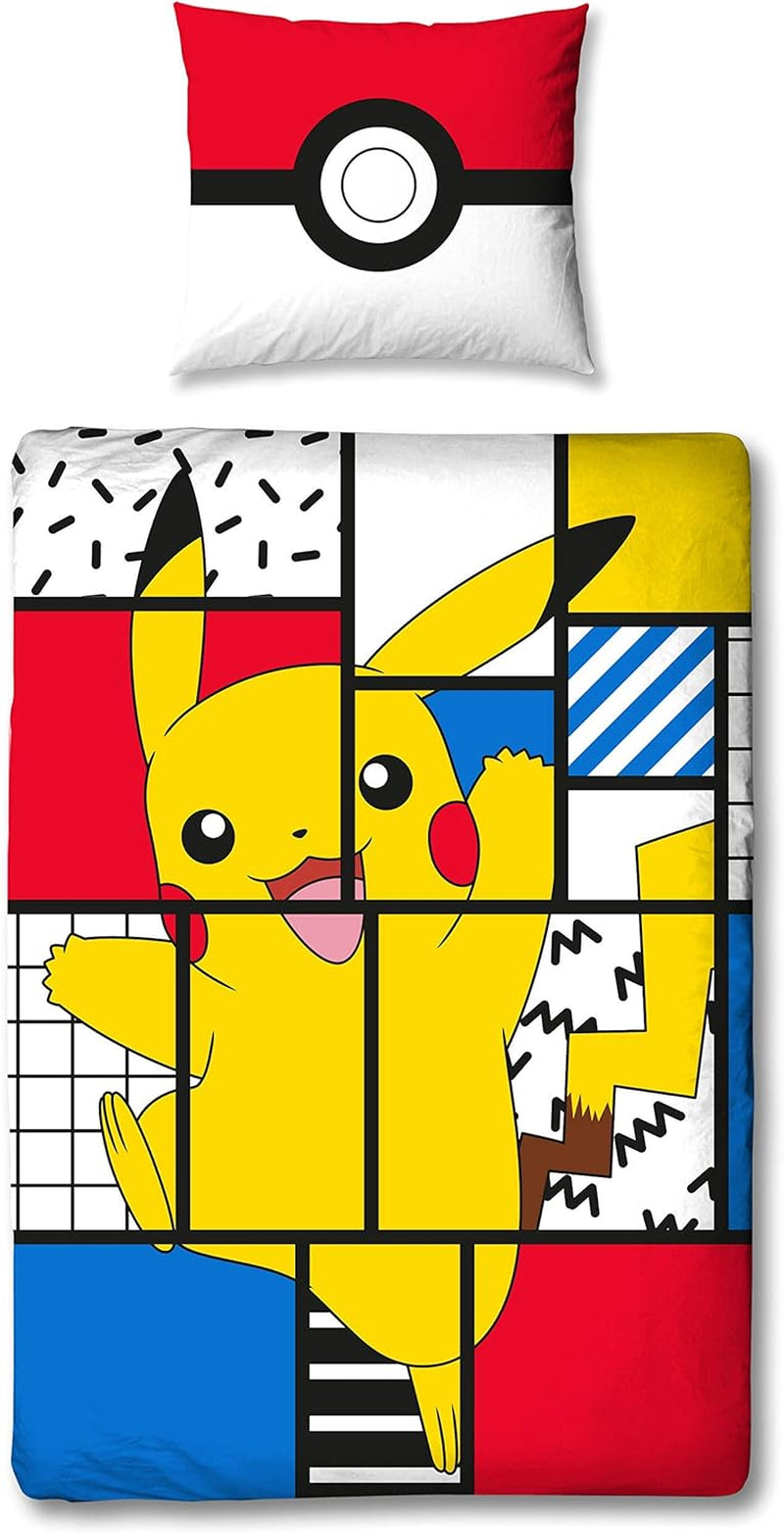 Biancheria da letto per ragazzi e bambini, Pikachu, 100% cotone Biancheria da letto - bambini Naty Shop Default Title