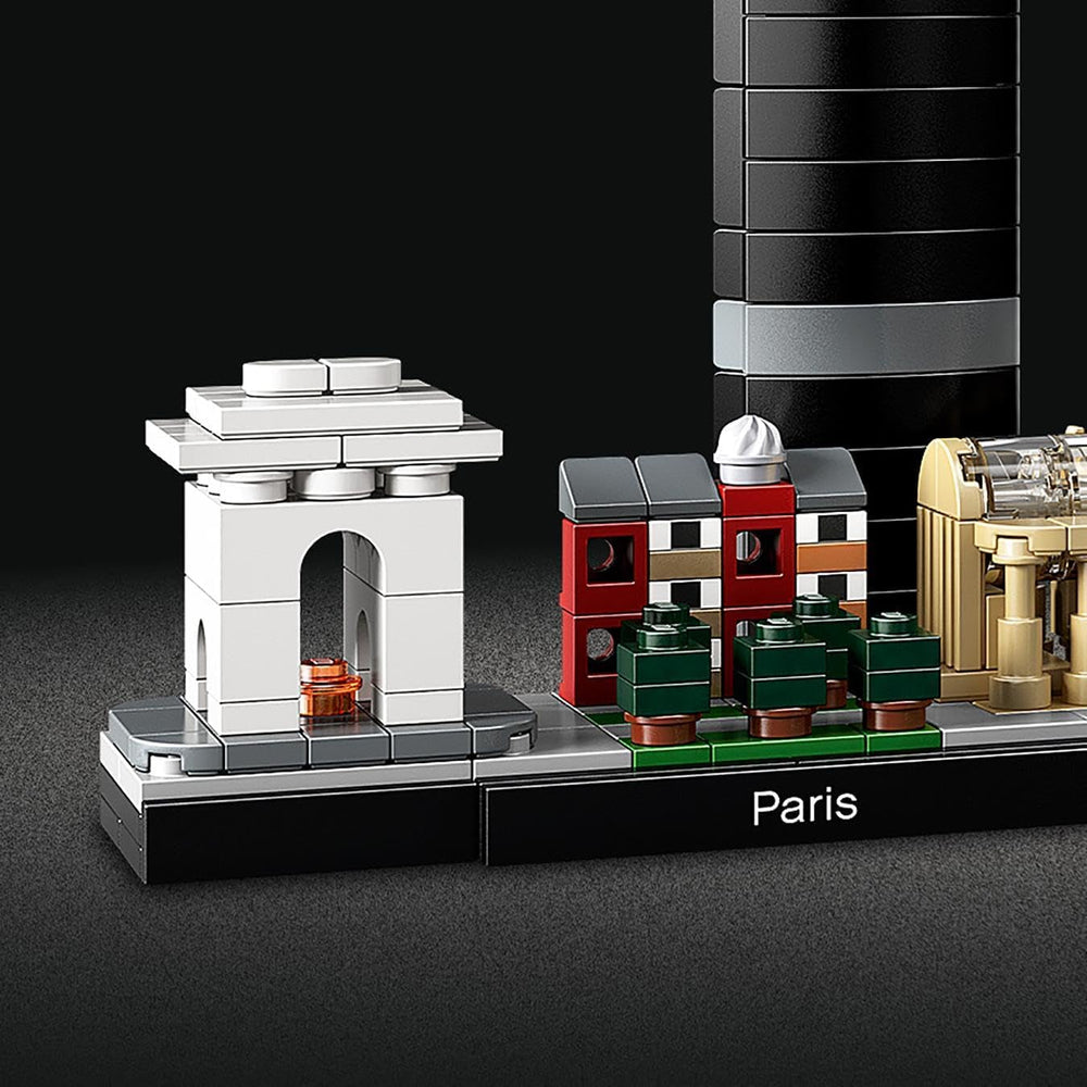 Kit modello LEGO Architecture Parigi, Torre Eiffel, Champs-Élysées e Louvre, Collezione Skyline, Decorazioni per la casa e l'ufficio, Idee regalo per collezionisti, Uomini e donne 21044 Set da costruzione Besuche den LEGO-Store