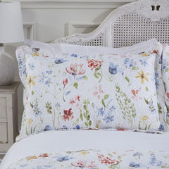 Emma Barclay Spring Meadow Set copriletto trapuntato floreale Spring Meadow Copriletto matrimoniale Multi, Poliestere Emma Barclay Letti e coperte