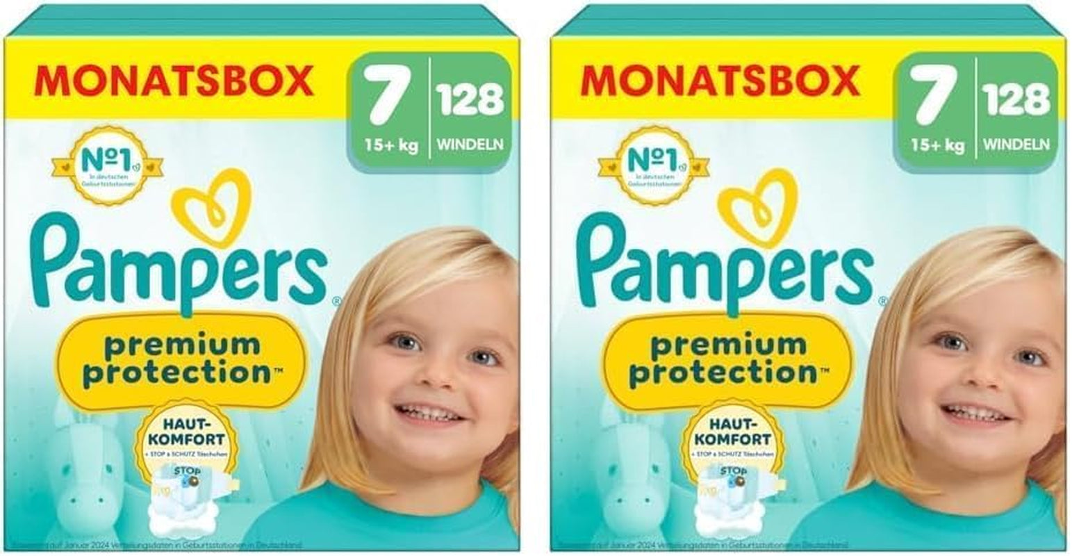 Protezione Premium Pampers taglia 6, 144 pannolini, 13 kg-18 kg, la nostra protezione n. 1 per la pelle e le perdite