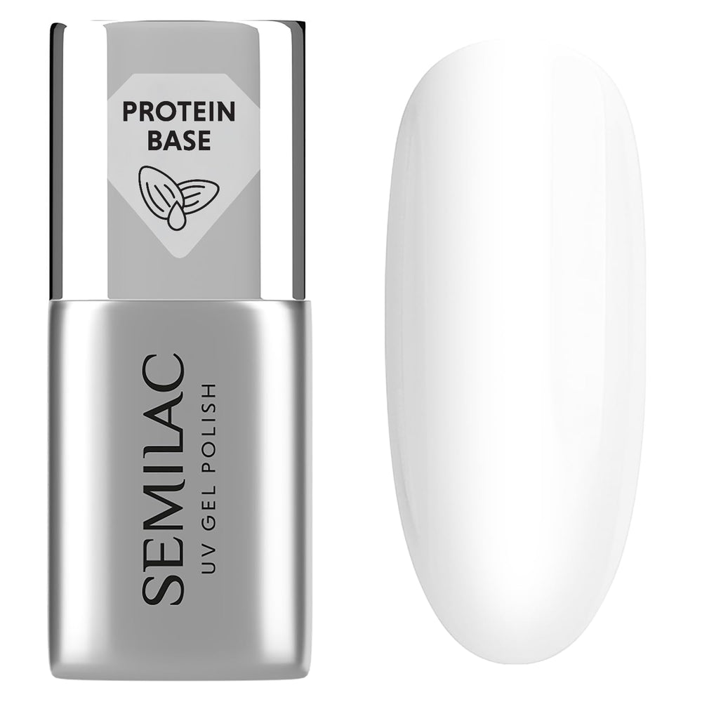 Base smalto UV Semilac Pure & Clean 7ml – Base ibrida autolivellante per unghie sensibili