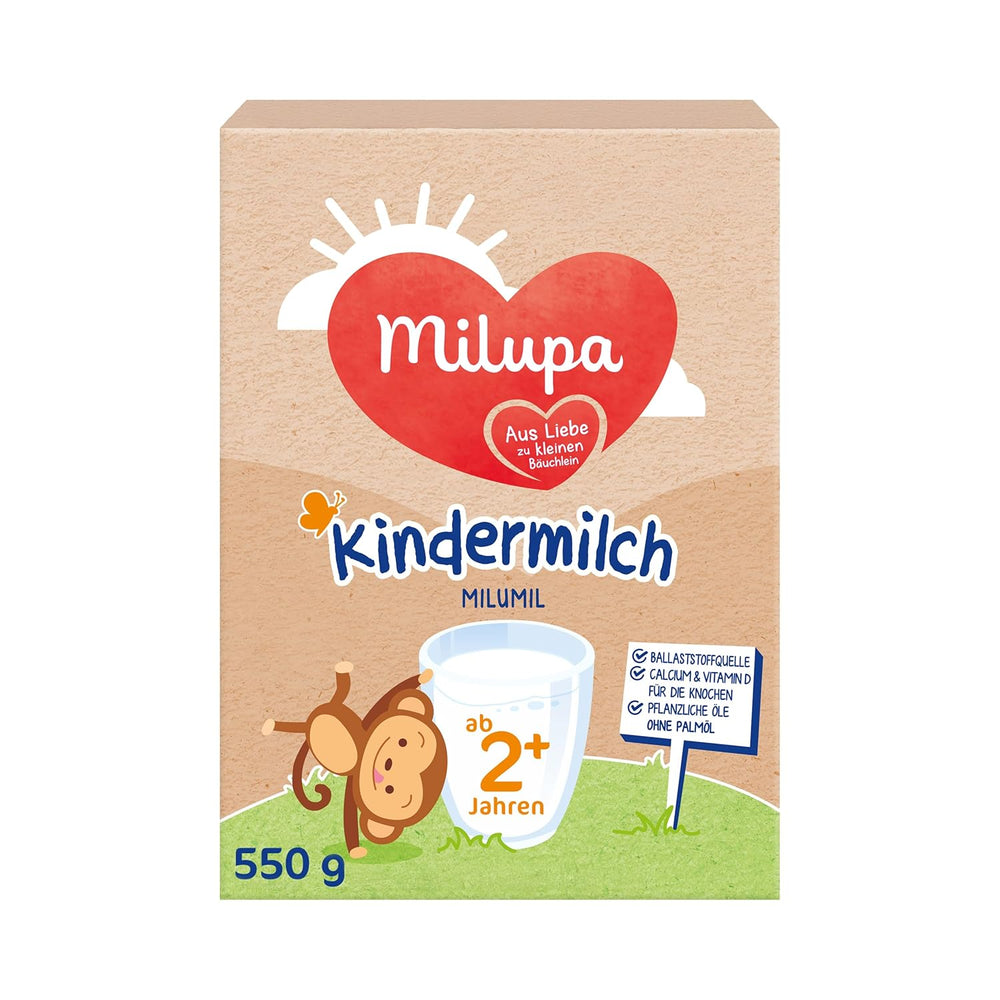 Milupa Milumil Latte di crescita 2+ - Da 1 anno - Per bambini piccoli in fase di crescita - 5 x 550 g