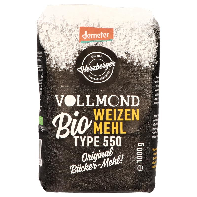 Farina di grano tenero biologico Vollmond, tipo 550, 1 kg