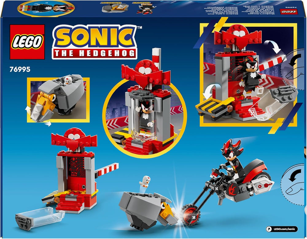 LEGO Sonic the Hedgehog Shadow the Hedgehog Escape Toy Motocicletta e videogioco Set di personaggi Regalo per giocatori e fan Ragazzi e ragazze di 8 anni Articolo fan 76995 Set di costruzione Acquista il negozio LEGO