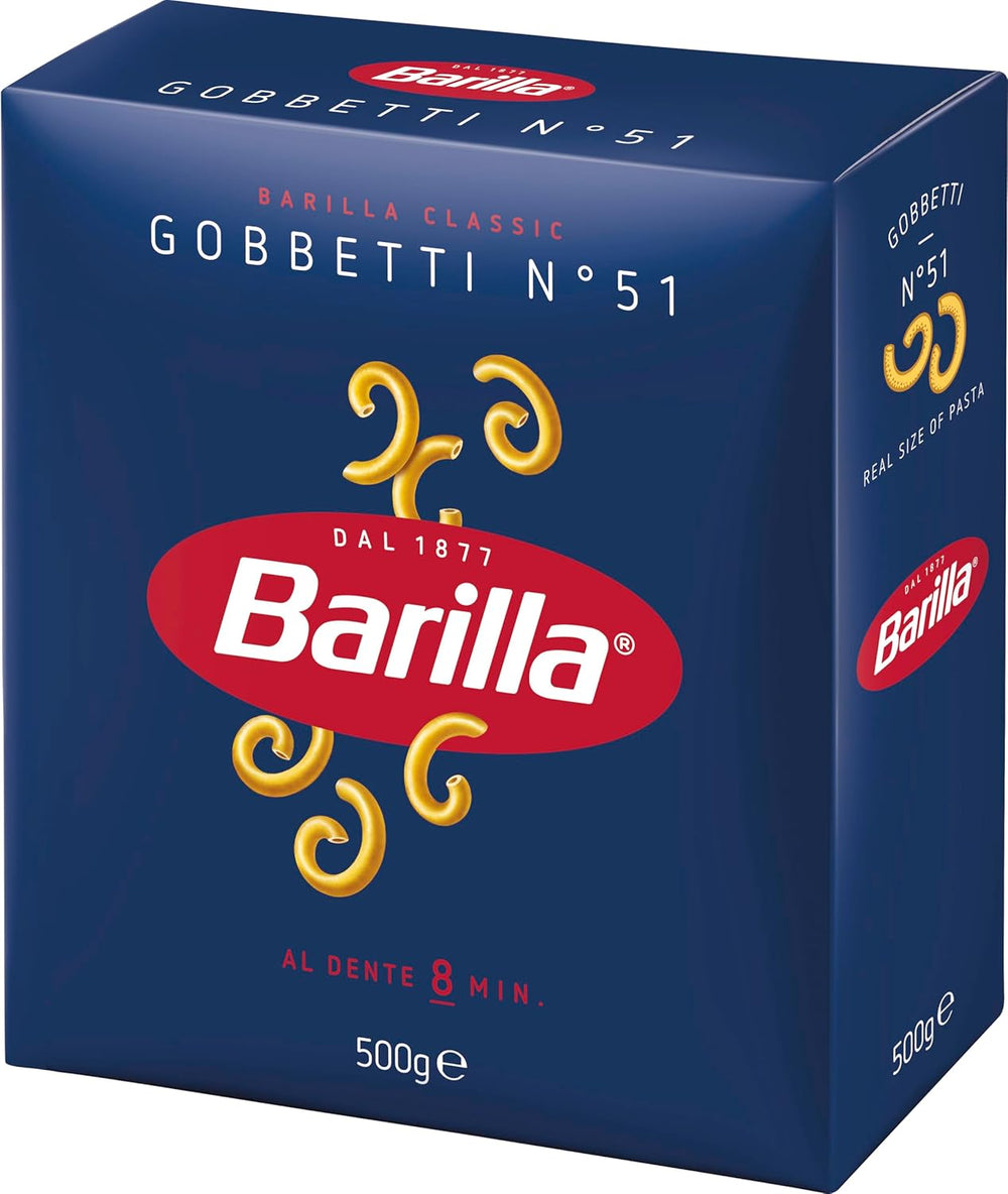 Pasta Barilla Classica Gobbetti n. 51 di grano duro, sempre al dente (1 x 500 g)