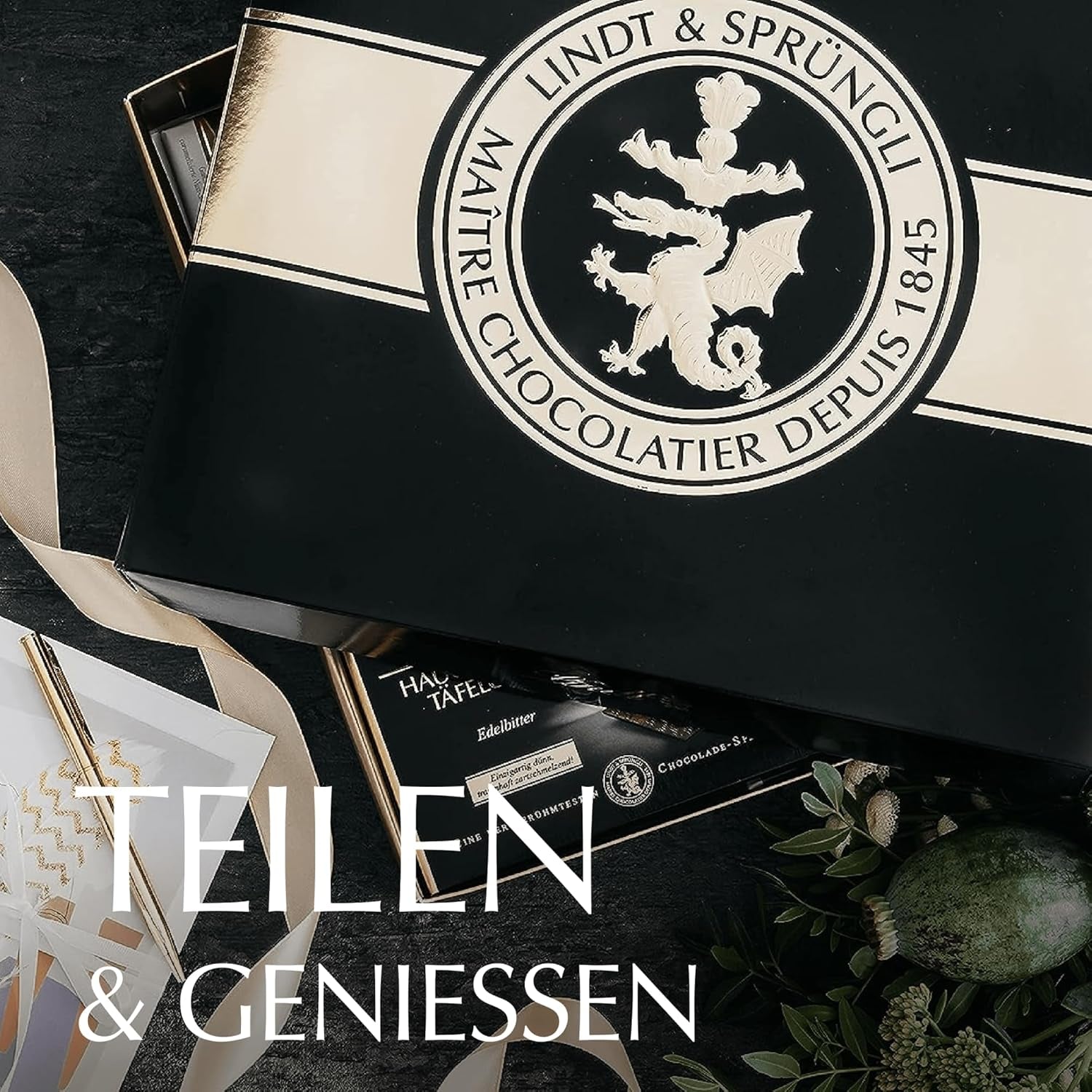 Set cioccolato fondente Lindt | 847 g| Set 6 specialità di cioccolato fondente Lindt (tavolette, LINDOR, praline) dal semidolce all'extra fondente | Pacchetto sfuso | Regalo di cioccolato