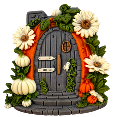 Decorazione commestibile autunnale per torte – Ornamento dolce fatto a mano