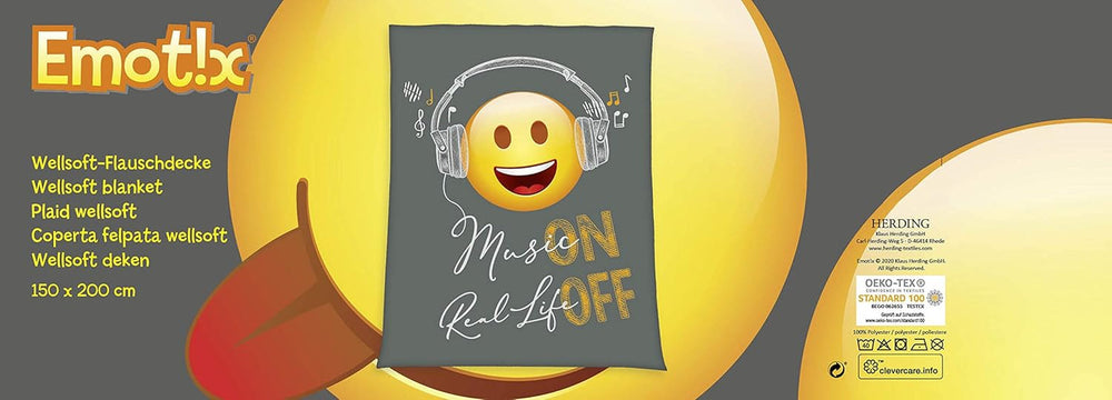 Herding Emot!X Morbida coperta Wellsoft, 150 X 200 cm, poliestere Letti e coperte Besuche den Herding-Store