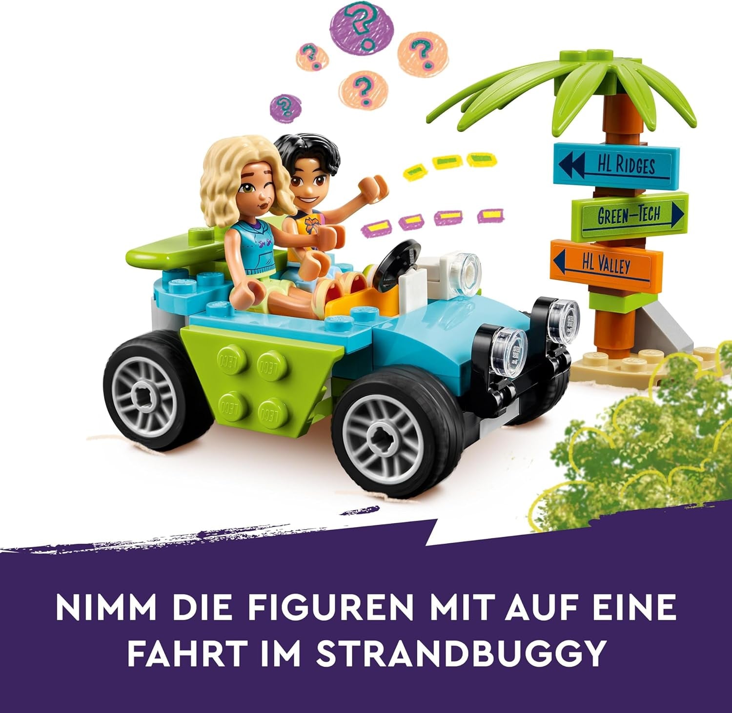 LEGO Friends Stand di frullato in spiaggia Set da gioco per giochi di ruolo Idea regalo per ragazze e ragazzi di 6 anni con personaggi di gioco Tartaruga e accessori Giocattolo per lo sviluppo sociale 42625 Set da costruzione Besuche den LEGO-Store