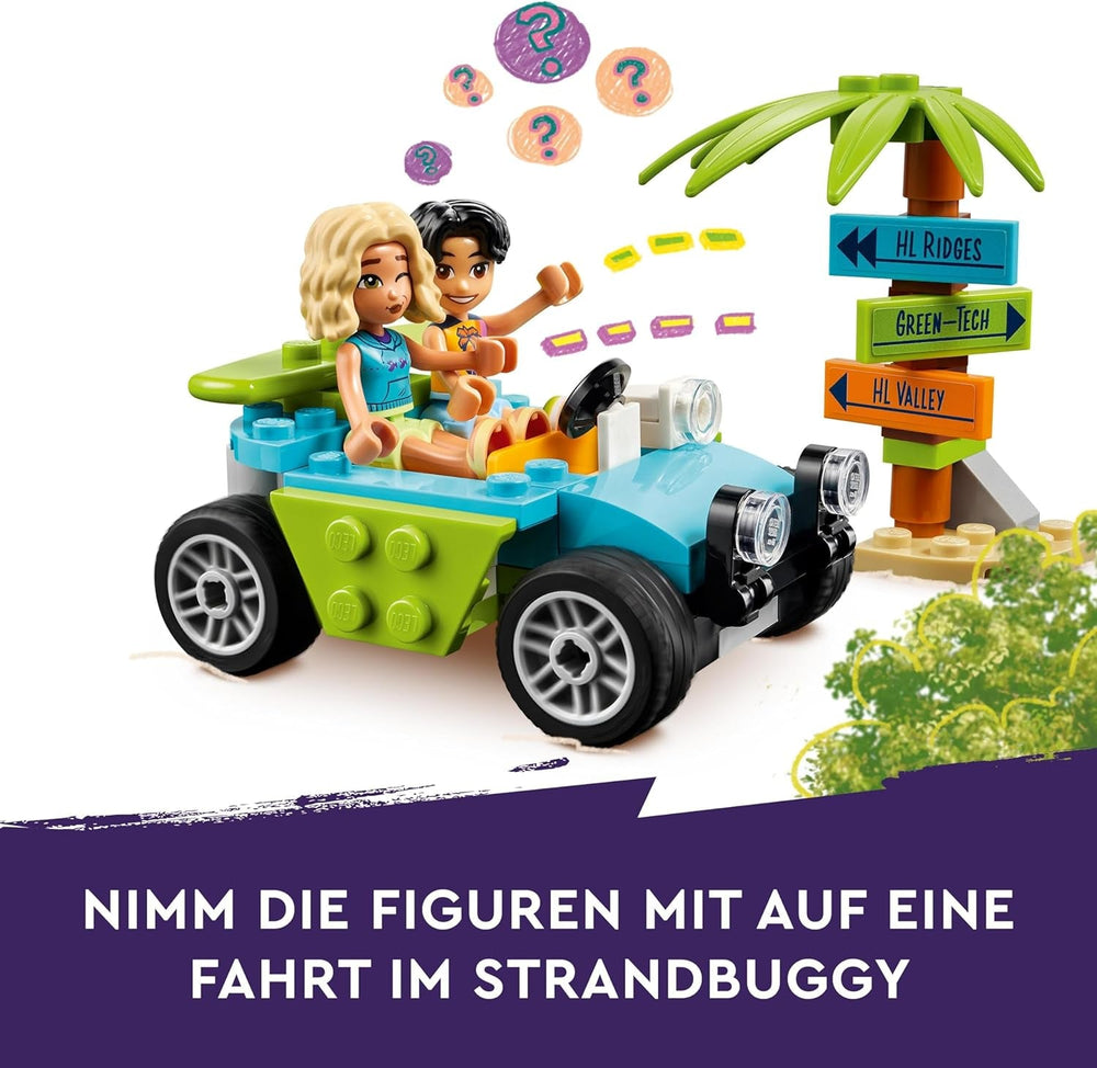 LEGO Friends Stand di frullato in spiaggia Set da gioco per giochi di ruolo Idea regalo per ragazze e ragazzi di 6 anni con personaggi di gioco Tartaruga e accessori Giocattolo per lo sviluppo sociale 42625 Set da costruzione Besuche den LEGO-Store