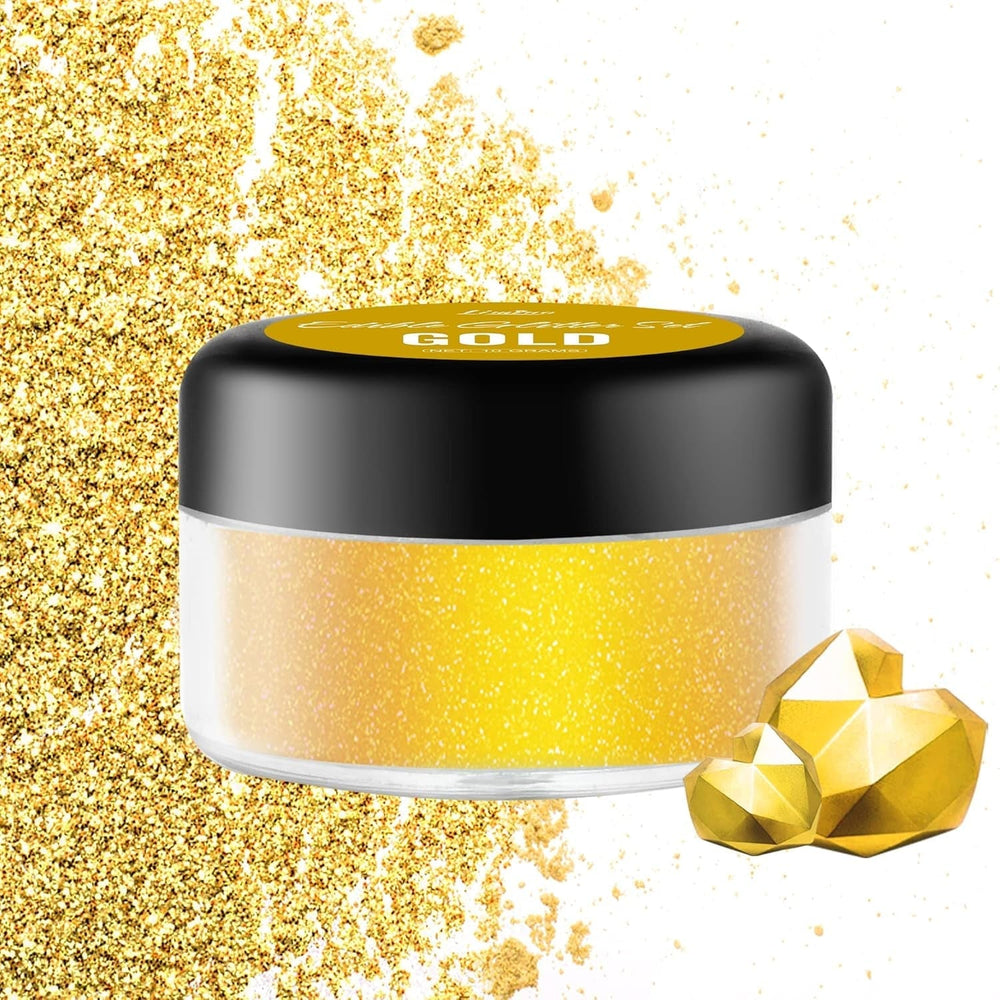 Glitter commestibili, 10 grammi, vari colori Glitter Naty Shop Gold