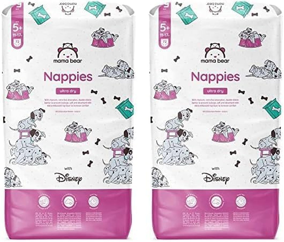 Marcă Amazon: Scutece Mama Bear Disney Ultra Dry, mărimea 3 (4-9 kg) - Cutie lunară, alb, 172 bucăți (2 pachete a câte 86)