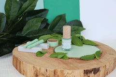 TOOFRUIT Smalto per unghie alla menta per bambini - A base d'acqua, rimovibile, senza solventi, non tossico e sicuro, 100% vegano, 10 ml