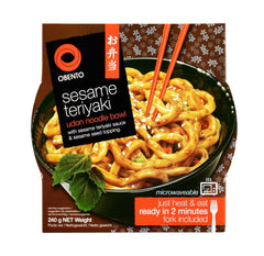 Ciotola Udon Teriyaki al sesamo, piatto pronto per microonde, 240 g