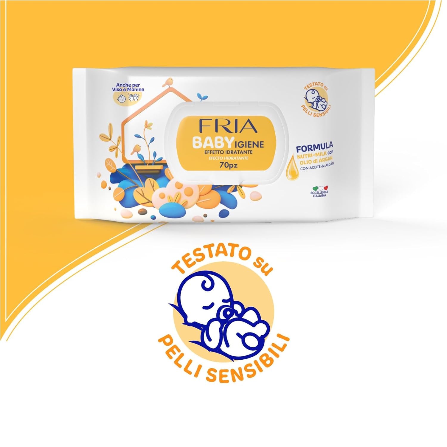 70 salviette umidificate