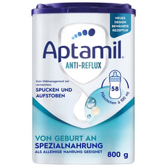 Aptamil Anti-Reflusso - Formula completa dalla nascita Gestione alimentare Vomito e rigurgito Alimenti per bambini Latte in polvere 1 x 800 g