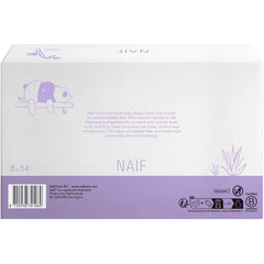 Naïf - Salviette umidificate con lozione senza plastica - 1296 pezzi (24 confezioni da 54 salviette) - per neonati e bambini - Culetto, corpo e viso del neonato - con Aloe Vera e Bambù - 0% Fragranza e Alcol