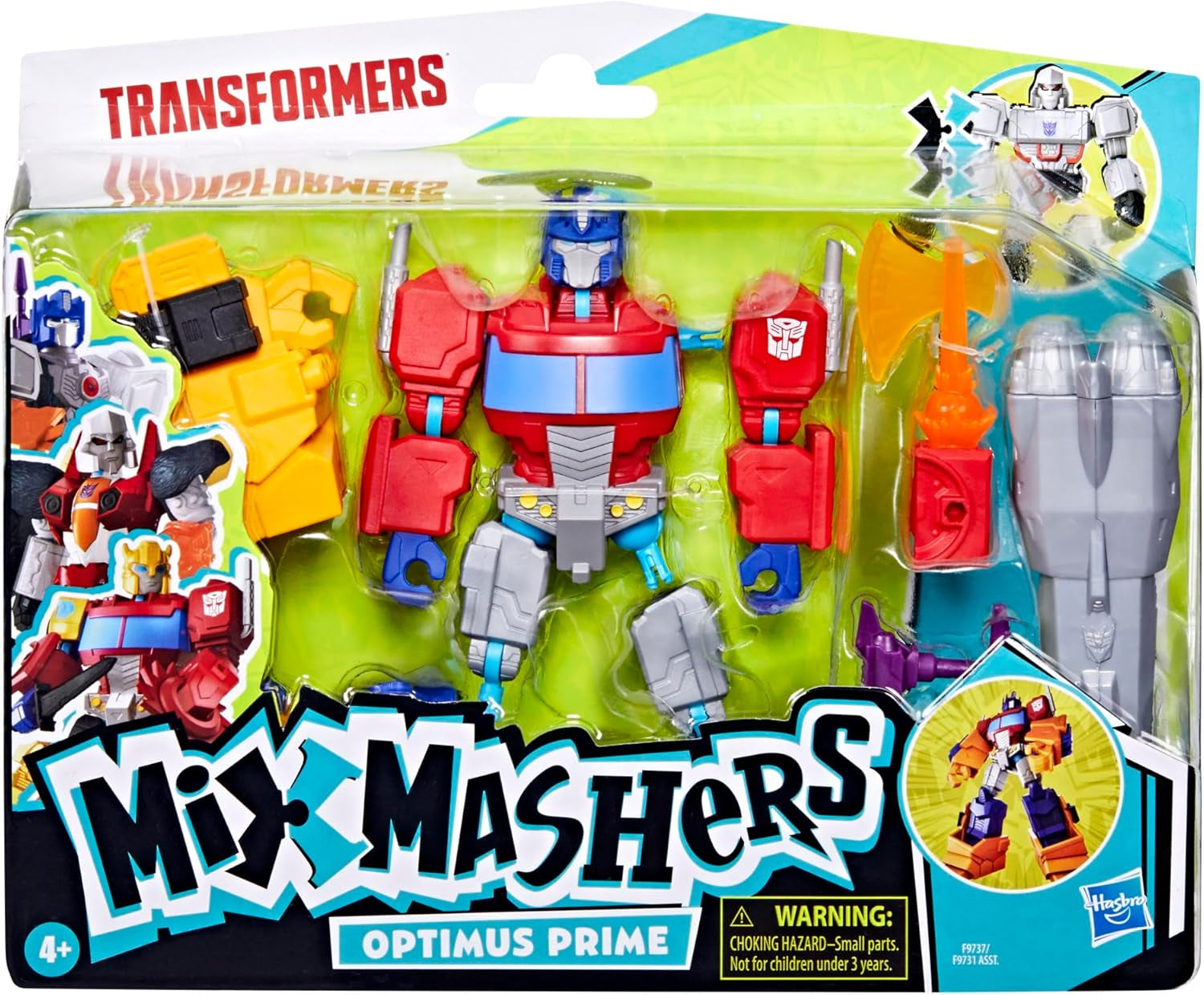 Transformers Mixmashers Optimus Prime Action Figure Deluxe personalizzabili e accessori Action figure Naty Shop