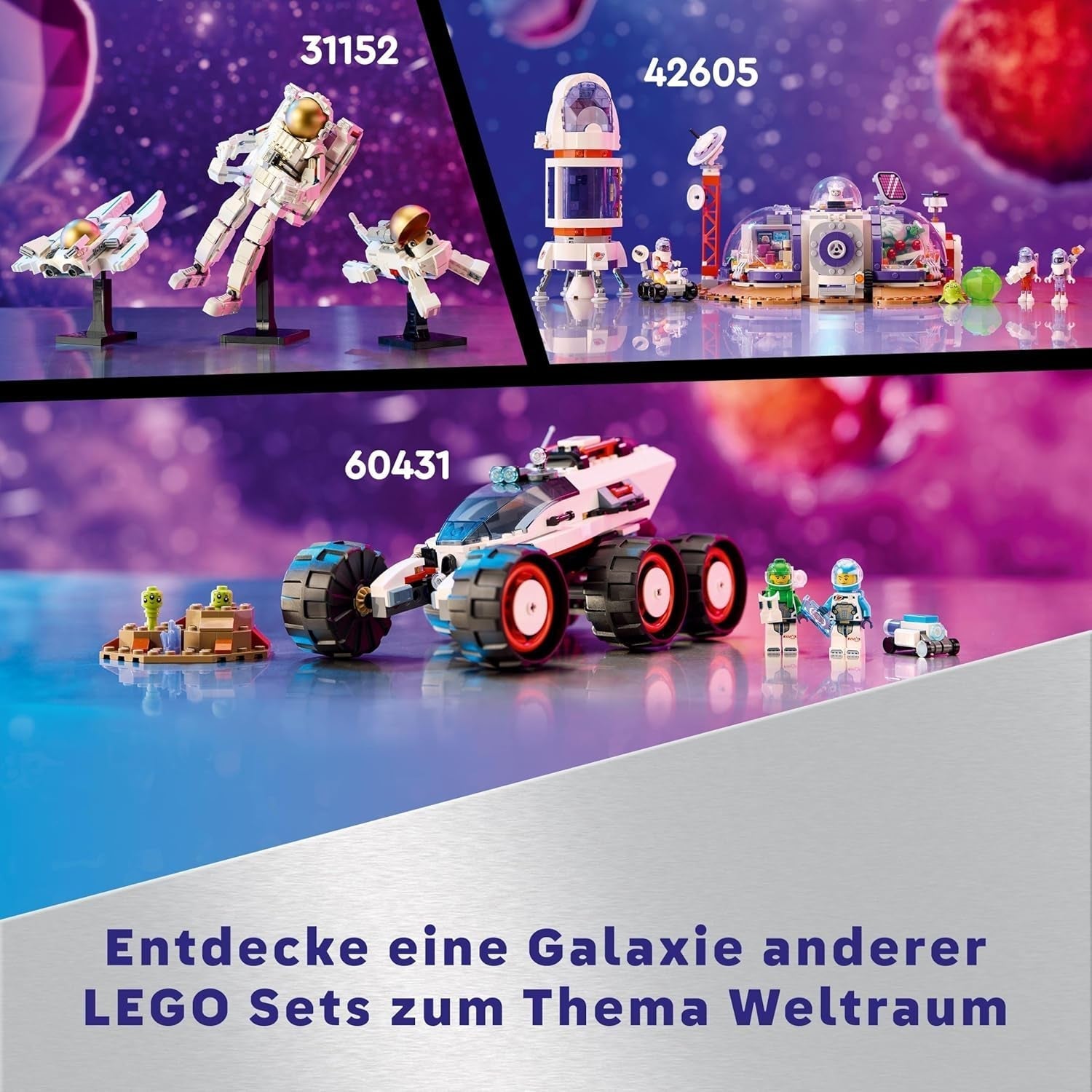 LEGO Technic Vtol Space Transporter LT81, set di costruzione spaziale, giocattolo spaziale, astronave, set da gioco Mini Rover, regalo per ragazzi e ragazze di età superiore a 10 anni 42181 Set di costruzione Acquista il negozio LEGO